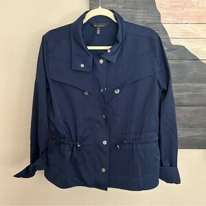 White House Black Market Twill Utility Anorak Jacket